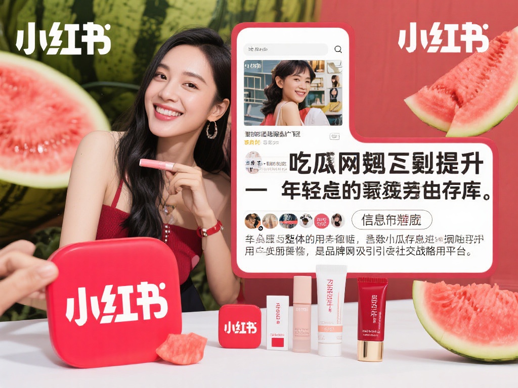 以“小红书”为例，这一品牌通过与吃瓜网的