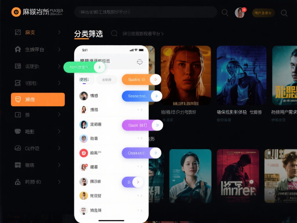 分类筛选：麻豆在綫觀看平台通常会提供详细